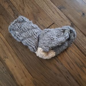 Lemon Cable Knit Slipper Socks NWT